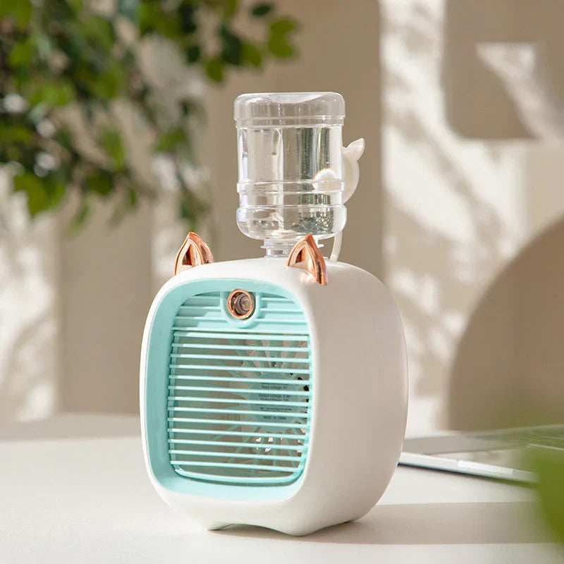 Ventilateur Manuel avec Vaporisateur D' Eau pour le Rafraîchissement