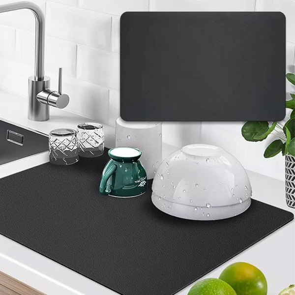Tapis de Séchage pour la Cuisine et la Salle de Bains