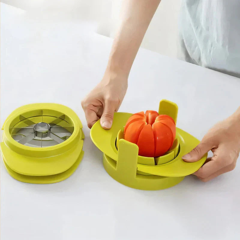 Coupe et Dénoyauteur de Fruits 2 en 1
