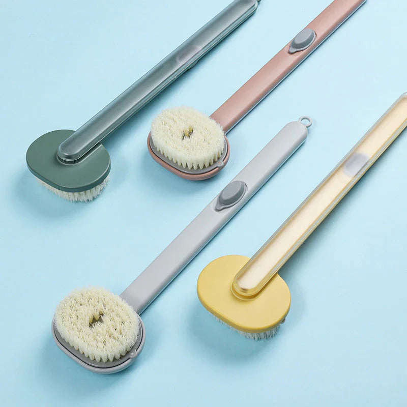 Brosse de Bain avec Manche Long Ergonomique