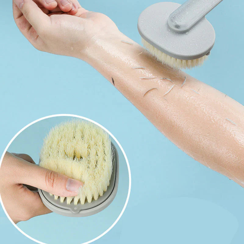 Brosse de Bain avec Manche Long Ergonomique