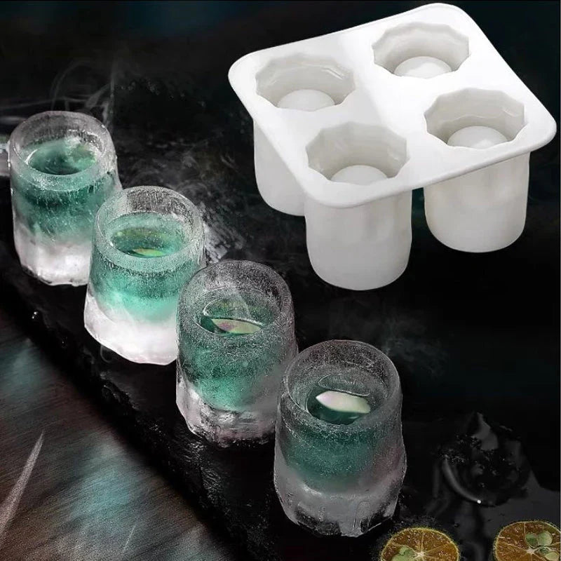 Forme à Glaçons Cylindrique pour un Refroidissement Uniforme