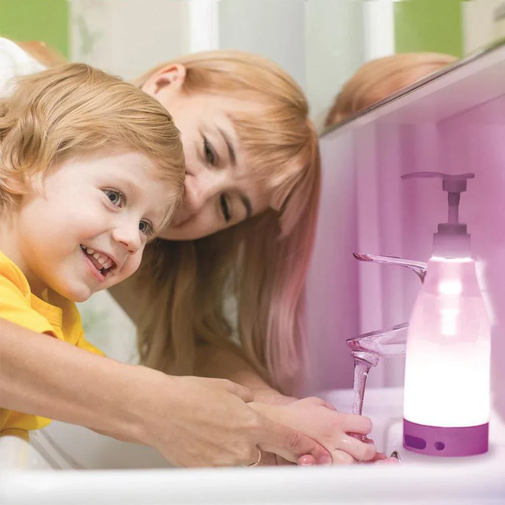Distributeur Automatique de Savon avec Éclairage Led