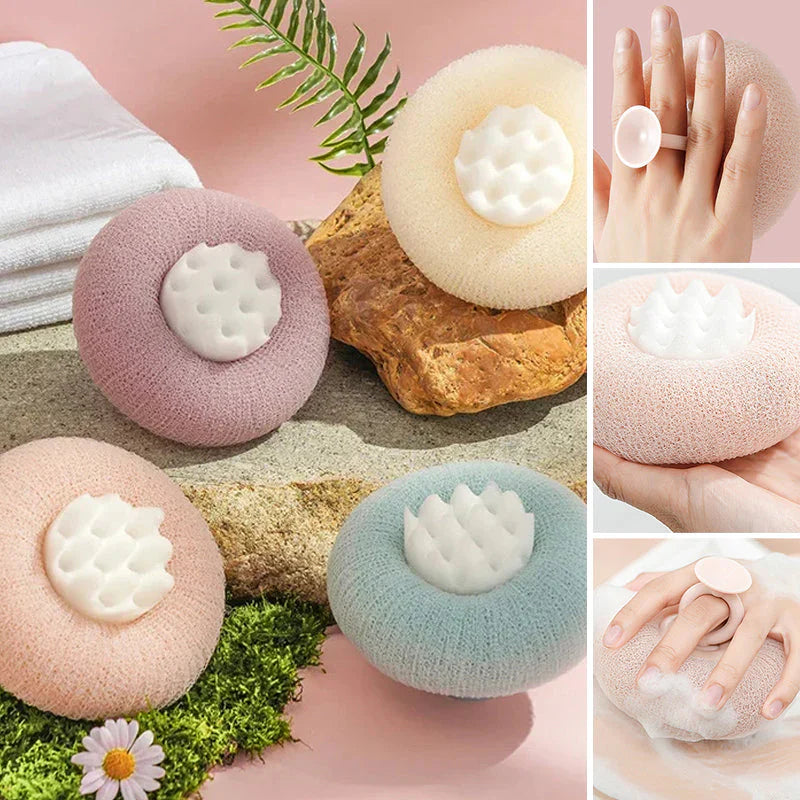 Eponge Florale Moelleuse pour un Soin de la Peau en Douceur