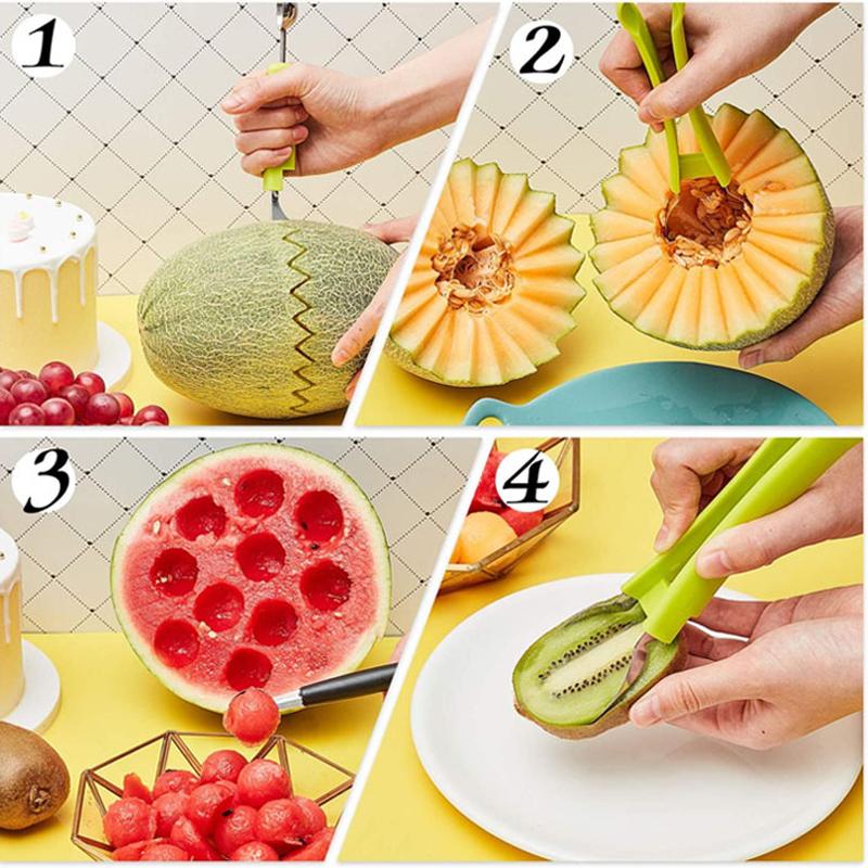 Un Outil de Cuisine 5 en 1 pour une Utilisation Polyvalente