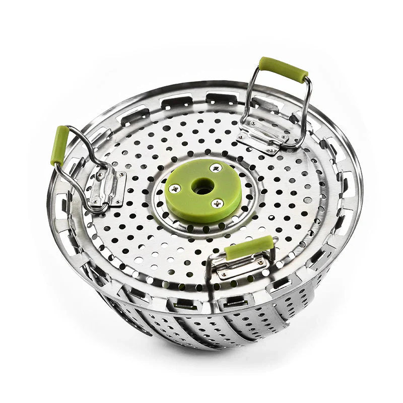Corbeille à Vapeur en Acier Inoxydable Pliable et Peu Encombrante