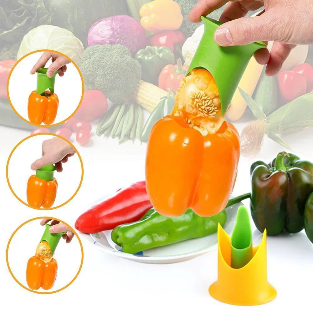 Set de 2 Épépineuses à Poivrons pour un Épépinage Rapide