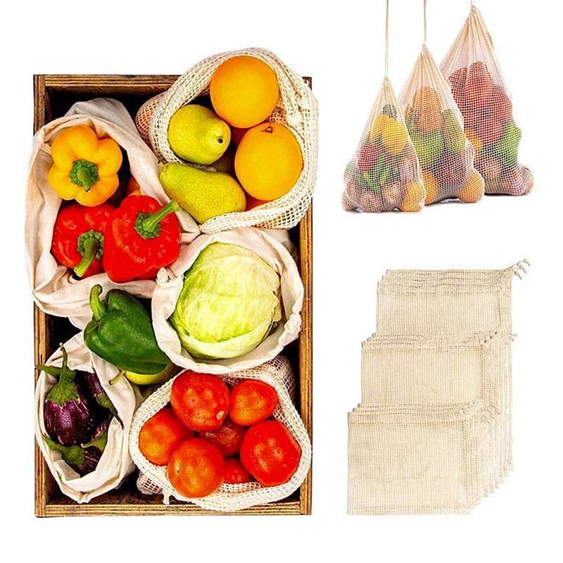 Sacs à Provisions Respectueux de L' Environnement (6 Pcs)