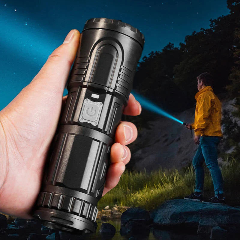 Lampe de Poche Led Compacte avec Fonction Zoom