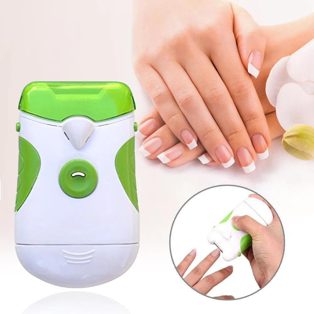Tondeuse à Ongles Électrique avec Lumière de Précision à Led