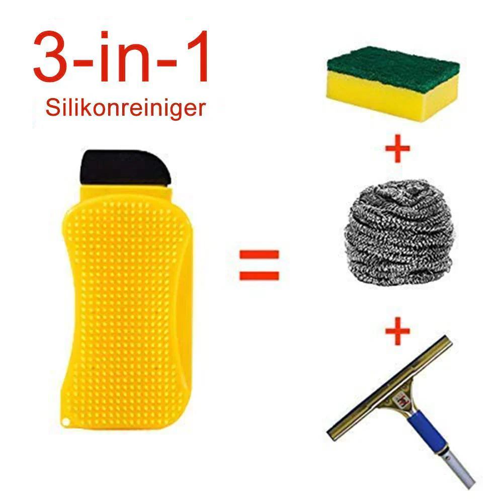 Brosse de Nettoyage en Silicone pour Toutes les Surfaces