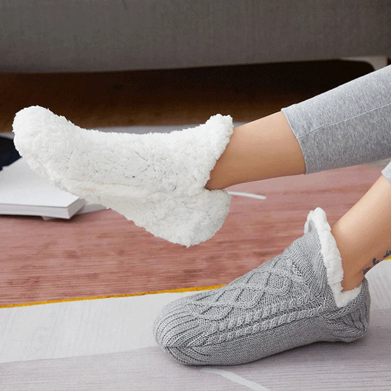 Chaussettes Douillettes au Design Confortable et Antidérapant