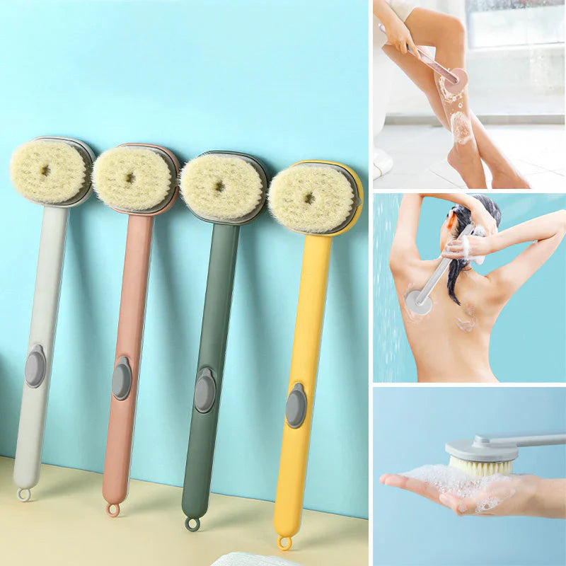Brosse de Bain avec Manche Long Ergonomique