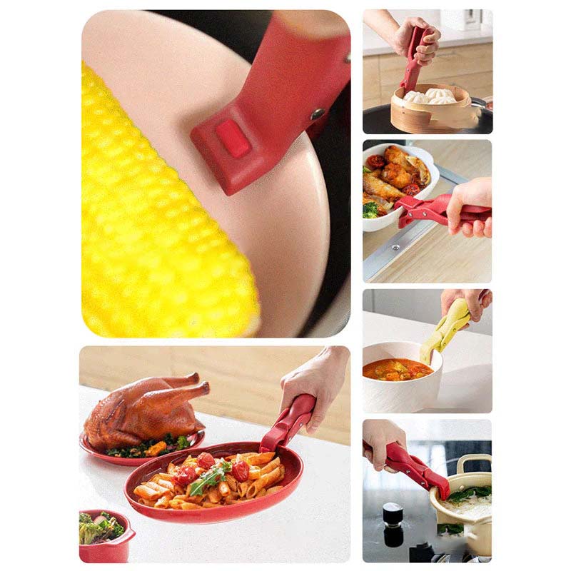 Clip de Cuisine Antidérapant pour Casseroles Chaudes