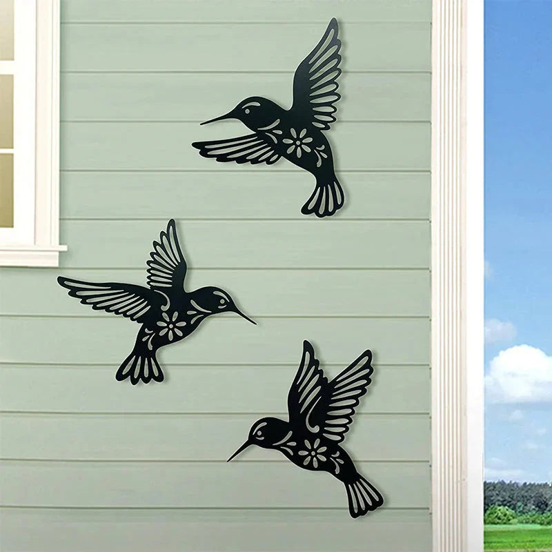Décoration Murale avec des Motifs D' Oiseaux Stylés