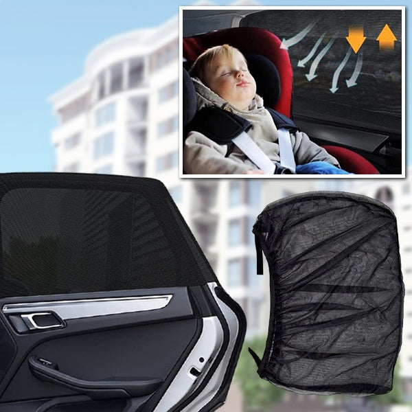 Pare-soleil de Voiture à Fixation Facile (4 Pièces)