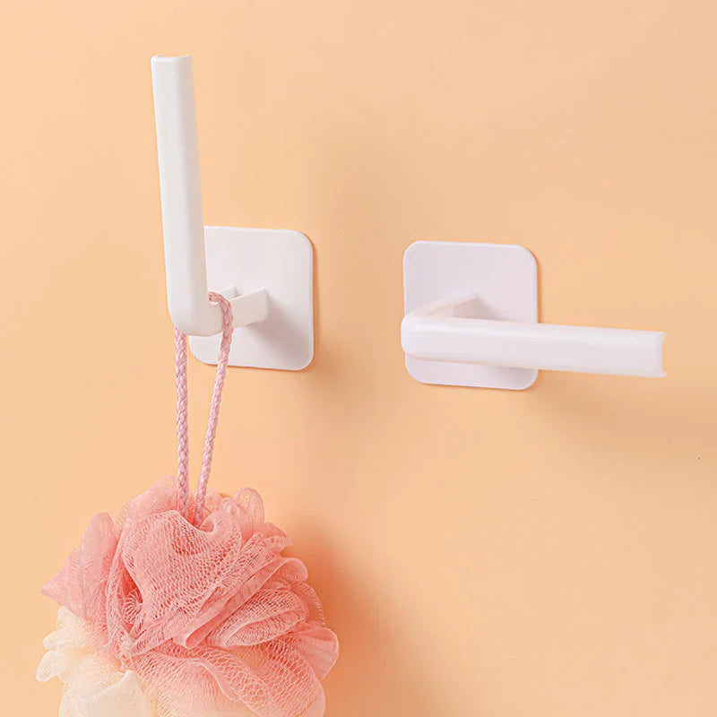 Crochets Muraux Autocollants pour une Utilisation Flexible (2 Pcs)