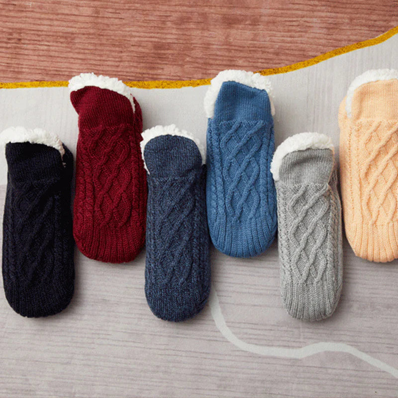 Chaussettes Douillettes au Design Confortable et Antidérapant