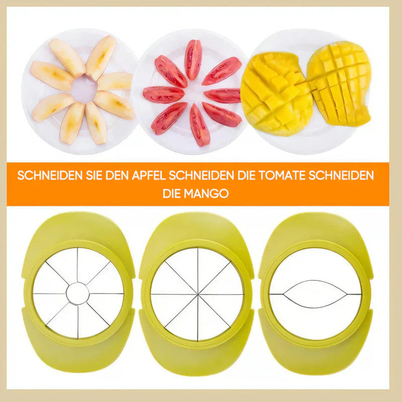 Coupe et Dénoyauteur de Fruits 2 en 1