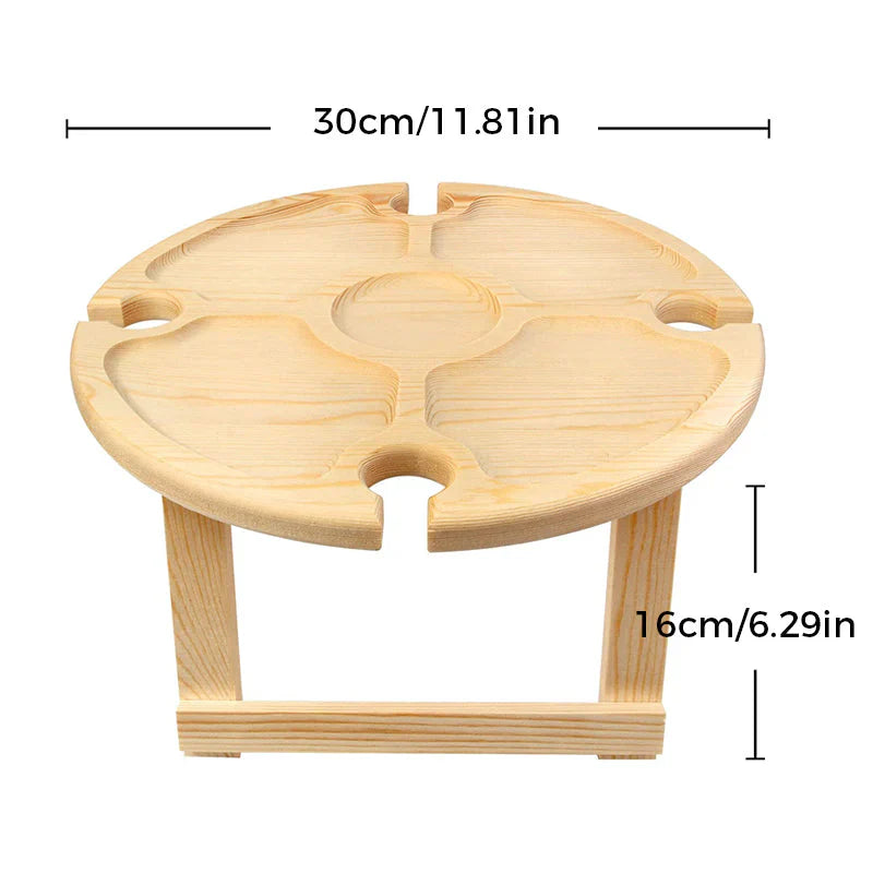 Table en Bois Pliable pour Pique-nique