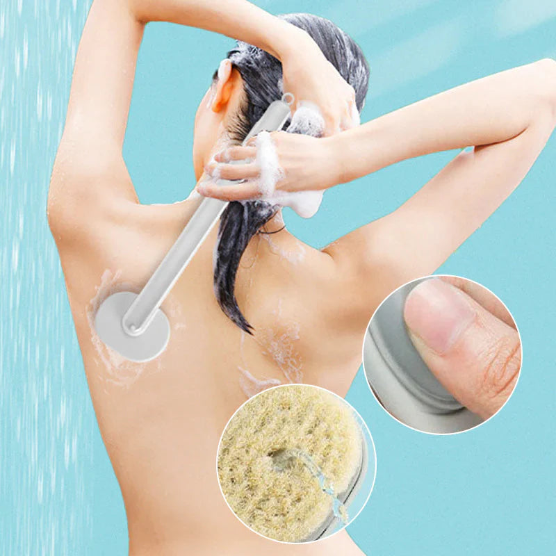 Brosse de Bain avec Manche Long Ergonomique