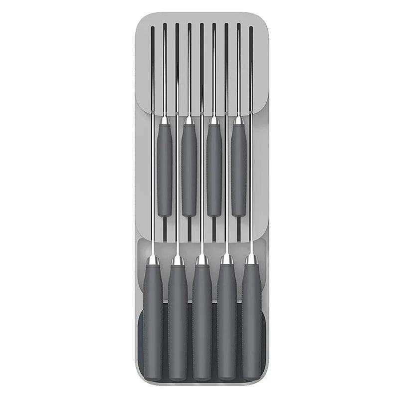 Rangement Sûr des Couteaux pour les Tiroirs de Cuisine