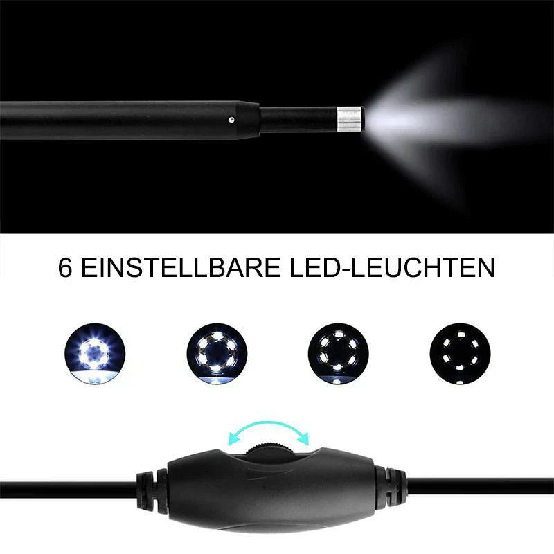 Endoscope de Nettoyage des Oreilles 3 en 1