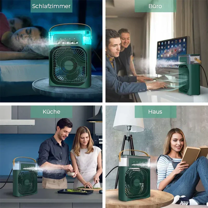 Ventilateur Multifonctionnel avec Humidification et Refroidissement