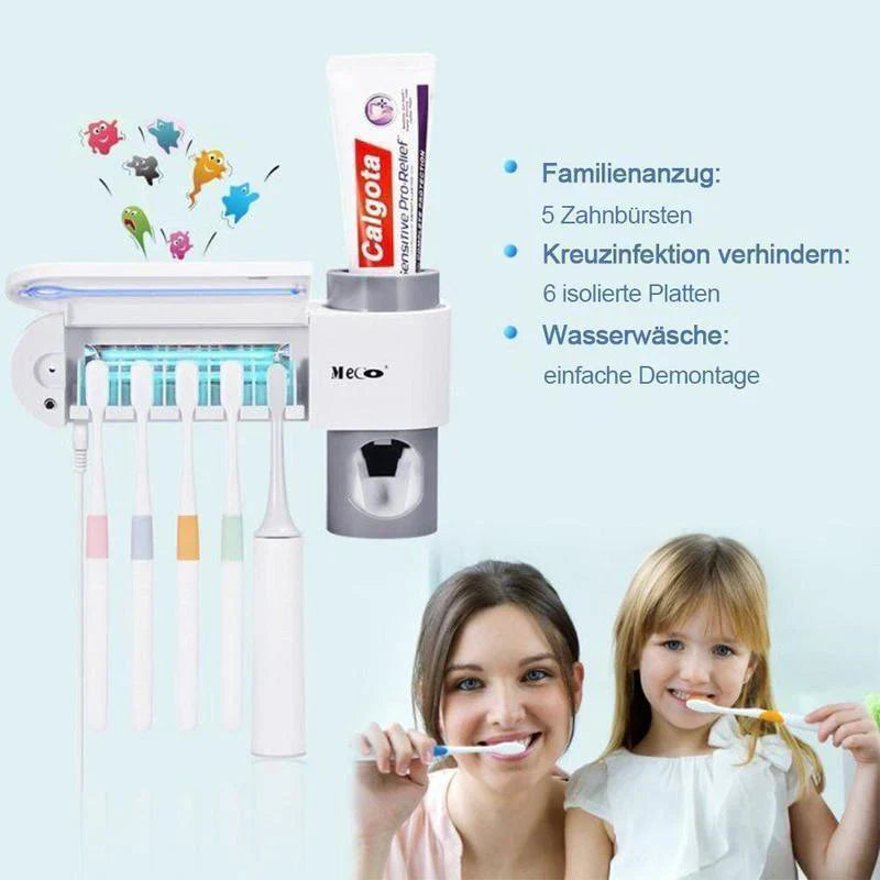Porte-brosse à Dents Désinfectant 2 en 1