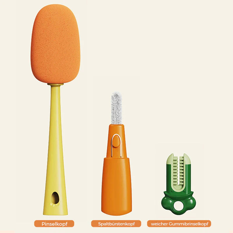 Brosse de Nettoyage à la Force de la Carotte