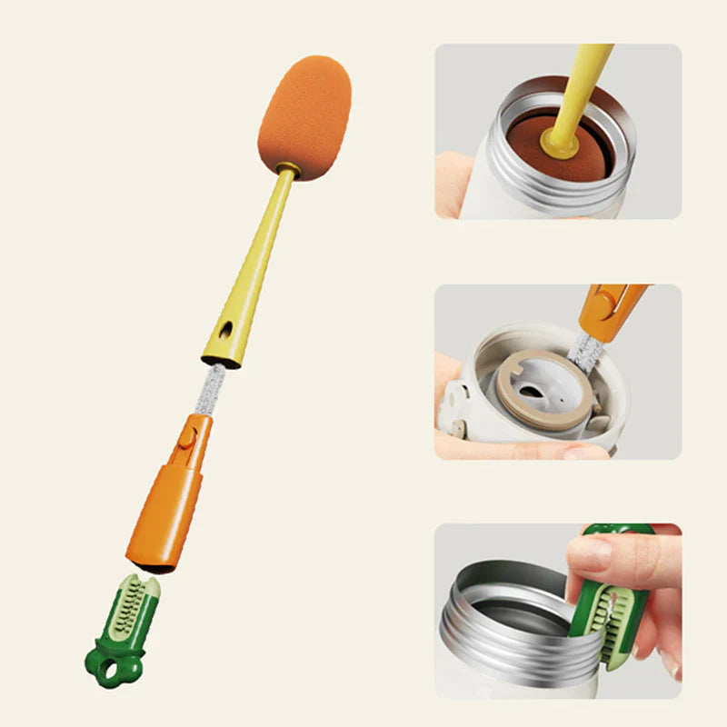 Brosse de Nettoyage à la Force de la Carotte