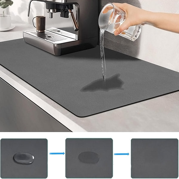 Tapis de Séchage pour la Cuisine et la Salle de Bains