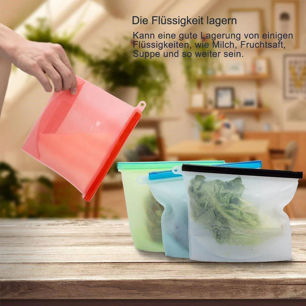 Sachet de Conservation Durable en Silicone
