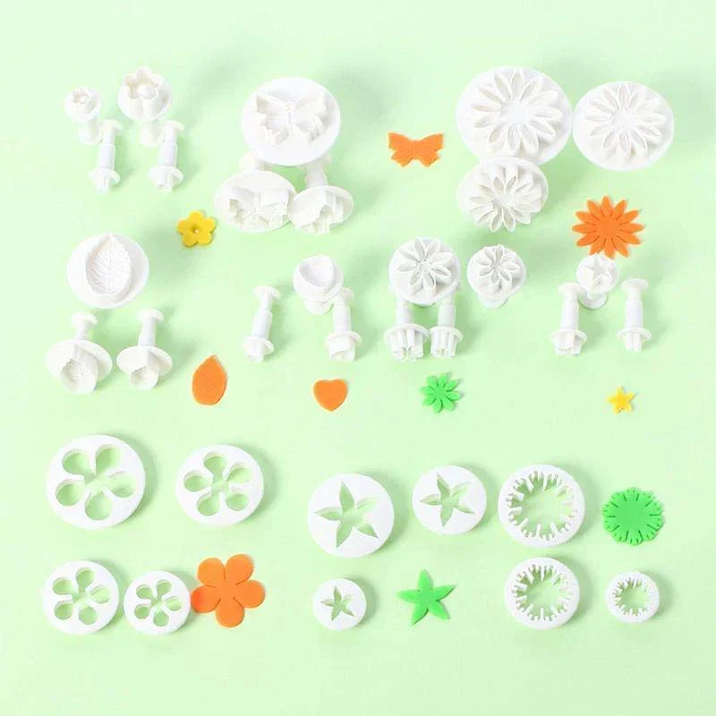 Set Créatif de 33 Pièces pour Décorer des Gâteaux