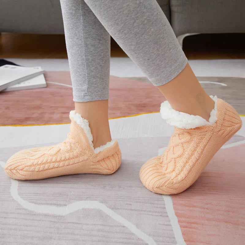 Chaussettes Douillettes au Design Confortable et Antidérapant