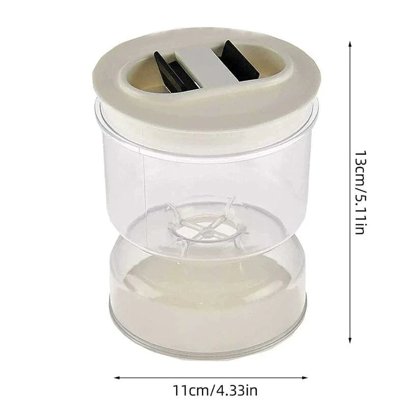 Récipient Pratique en Verre à Conserves avec Tamis