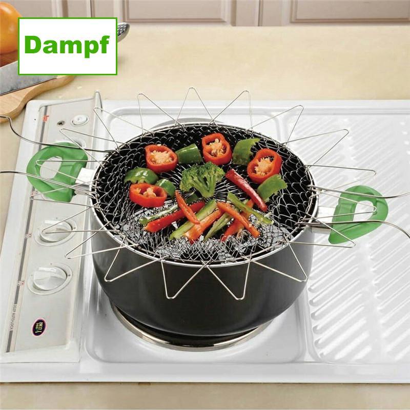Panier à Tamis Flexible en Acier Inoxydable pour la Cuisson et la Friture