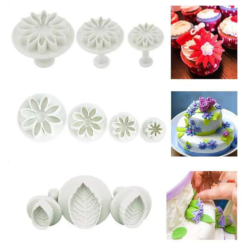 Set Créatif de 33 Pièces pour Décorer des Gâteaux