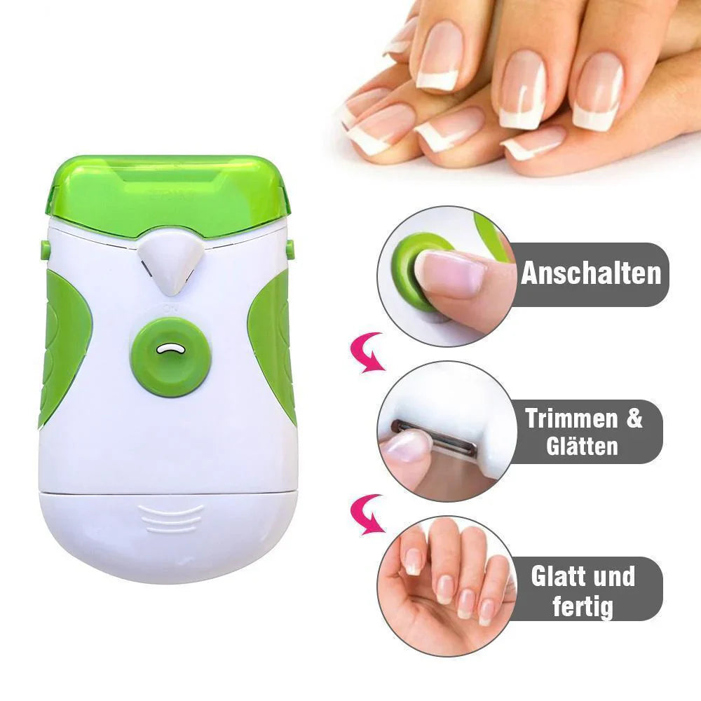 Tondeuse à Ongles Électrique avec Lumière de Précision à Led