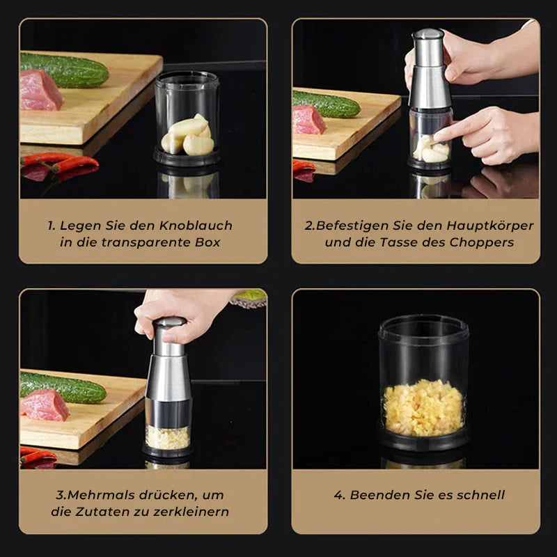 Hachoir à Ail Compact pour un Hachage Fin