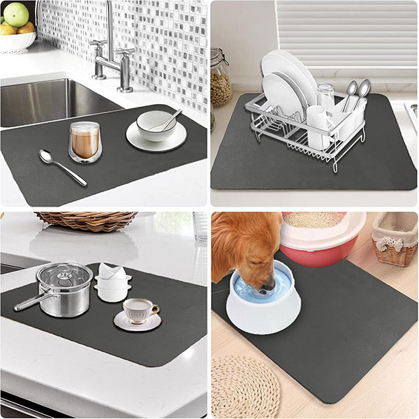 Tapis de Séchage pour la Cuisine et la Salle de Bains