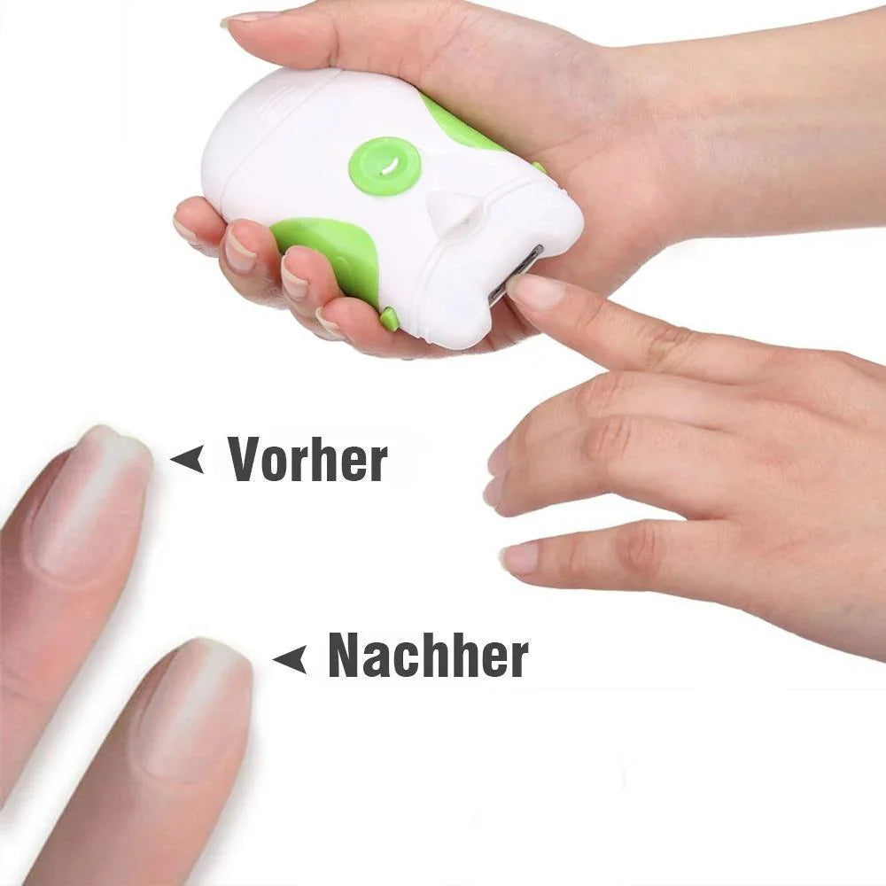 Tondeuse à Ongles Électrique avec Lumière de Précision à Led