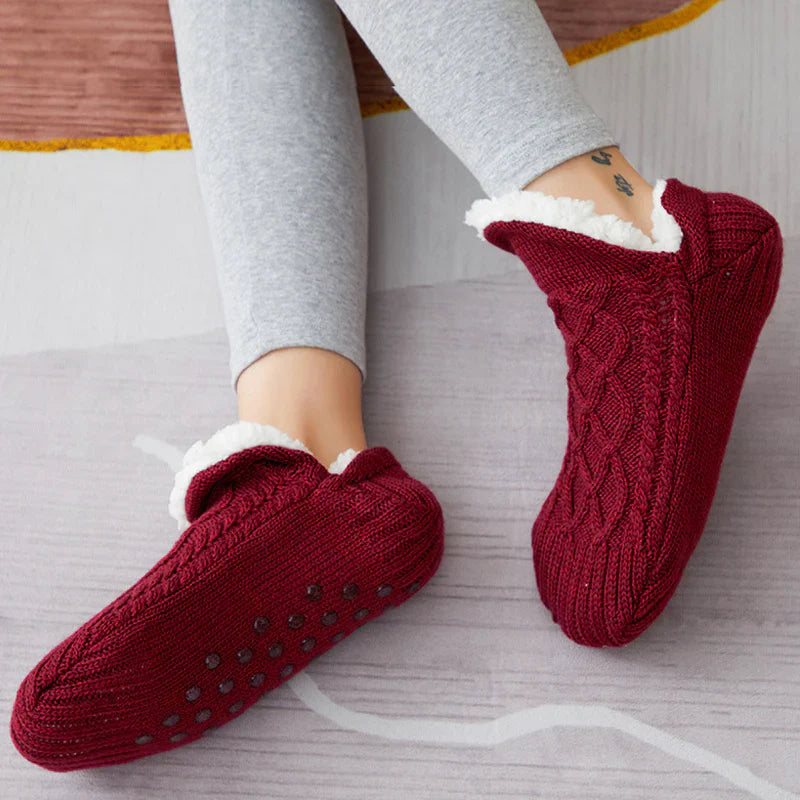 Chaussettes Douillettes au Design Confortable et Antidérapant