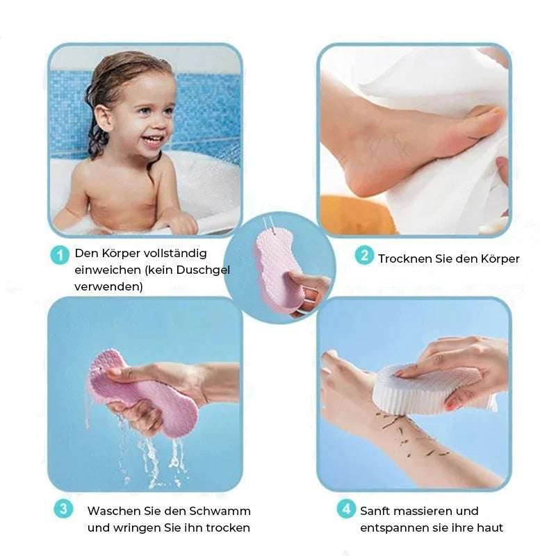 Eponge de Massage Douce pour un Peeling Bienfaisant