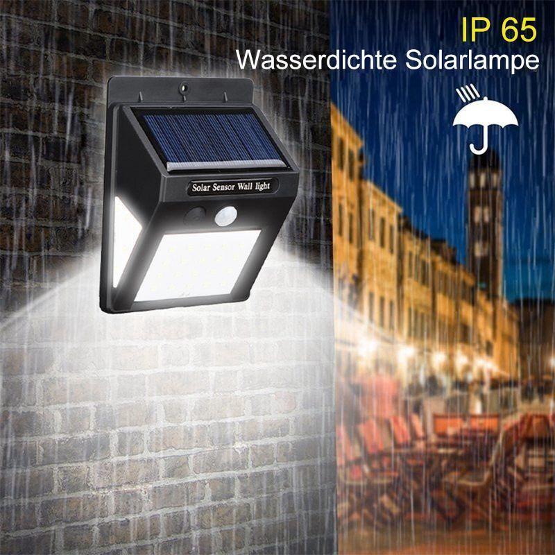 Lampe Murale Solaire Led avec Capteur de Mouvement