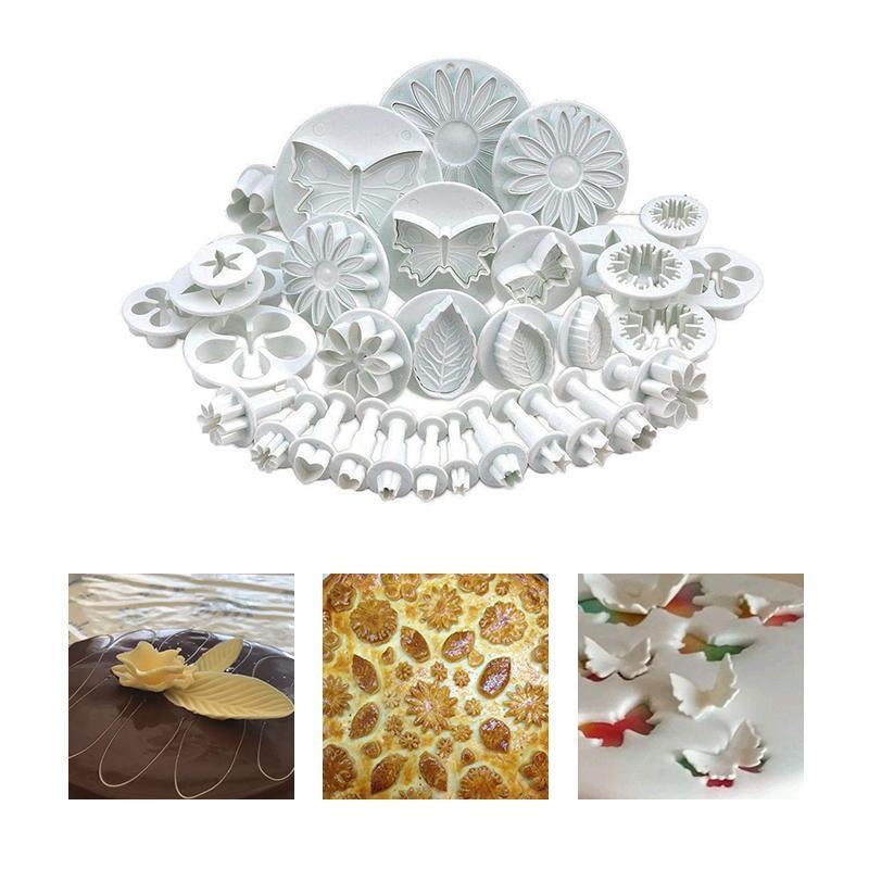 Set Créatif de 33 Pièces pour Décorer des Gâteaux