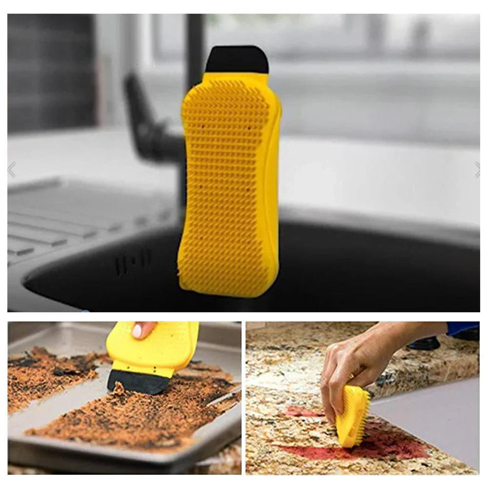 Brosse de Nettoyage en Silicone pour Toutes les Surfaces