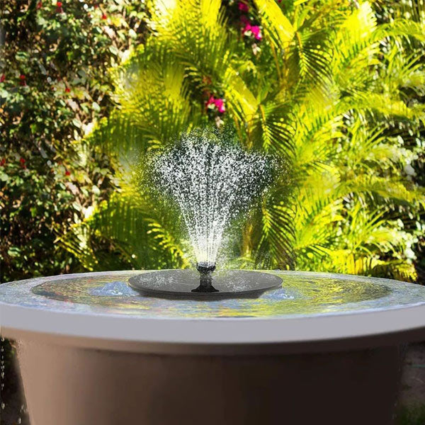 Fontaine D' Eau Alimentée par L' Énergie Solaire
