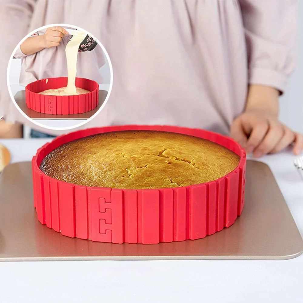 Set de Moules à Pâtisserie en Silicone de 4 Pièces pour des Gâteaux Créatifs