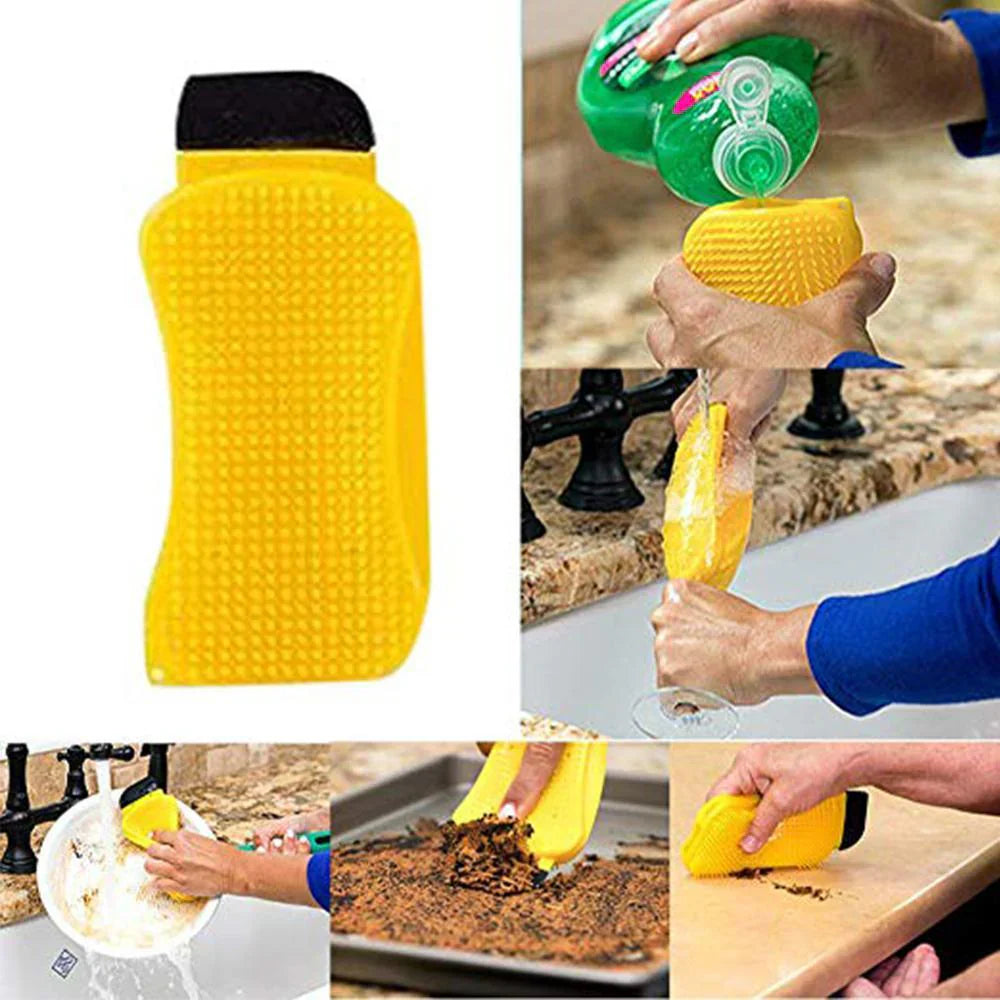 Brosse de Nettoyage en Silicone pour Toutes les Surfaces